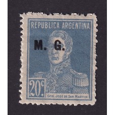 ARGENTINA SERVICIO OFICIAL GJ 181 ESTAMPILLA NUEVA MINT U$  5,62